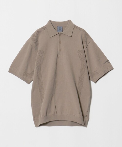 UNITED ARROWS GOLF(ユナイテッドアローズゴルフ)の「メンズ スポーティ ニットポロシャツ(ポロシャツ・メンズ・ベージュ/ブラック・M/XL/L)」の10枚目の写真