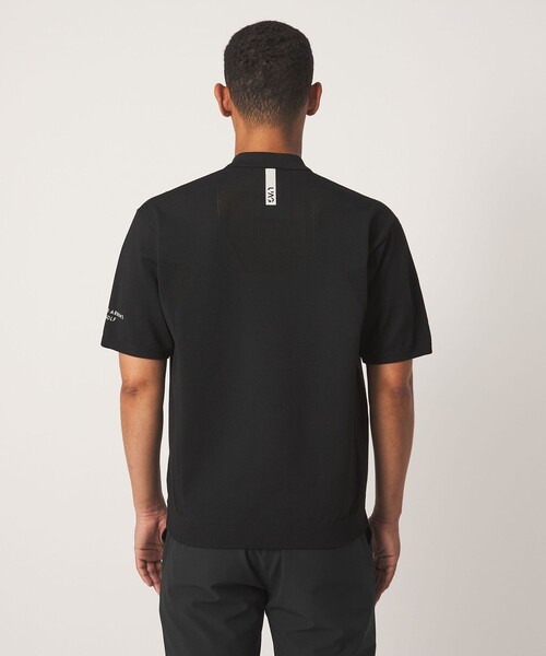 UNITED ARROWS GOLF(ユナイテッドアローズゴルフ)の「メンズ スポーティ ニットポロシャツ(ポロシャツ・メンズ・ベージュ/ブラック・M/XL/L)」の5枚目の写真