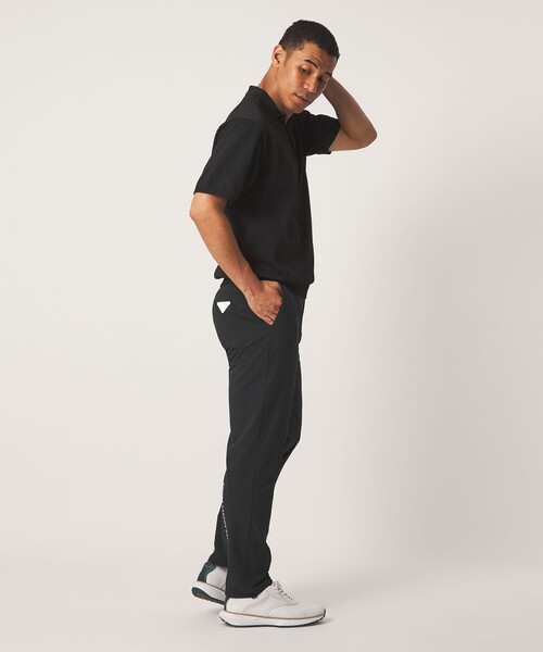 UNITED ARROWS GOLF(ユナイテッドアローズゴルフ)の「メンズ スポーティ ニットポロシャツ(ポロシャツ・メンズ・ベージュ/ブラック・M/XL/L)」の9枚目の写真