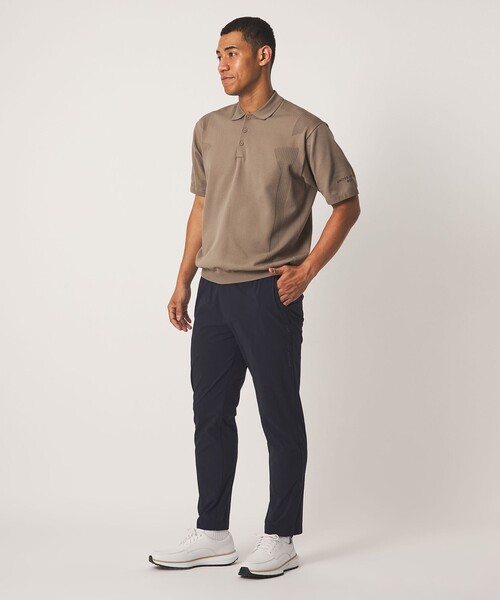 UNITED ARROWS GOLF(ユナイテッドアローズゴルフ)の「メンズ スポーティ ニットポロシャツ(ポロシャツ・メンズ・ベージュ/ブラック・M/XL/L)」の14枚目の写真