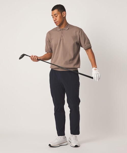 UNITED ARROWS GOLF(ユナイテッドアローズゴルフ)の「メンズ スポーティ ニットポロシャツ(ポロシャツ・メンズ・ベージュ/ブラック・M/XL/L)」の17枚目の写真
