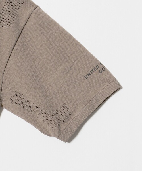 UNITED ARROWS GOLF(ユナイテッドアローズゴルフ)の「メンズ スポーティ ニットポロシャツ(ポロシャツ・メンズ・ベージュ/ブラック・M/XL/L)」の21枚目の写真
