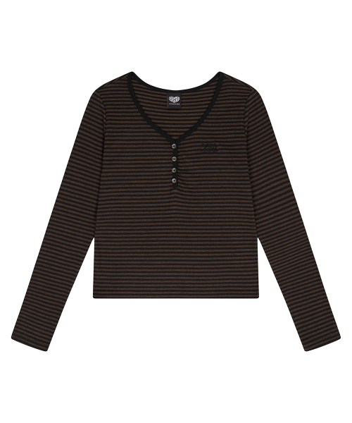 LUVISTRUE(ラヴイズトゥルー)の「BASIC ILOVEU SLEEVE TEE(BROWN)(Tシャツ/カットソー・レディース・その他・FREE)」の2枚目の写真