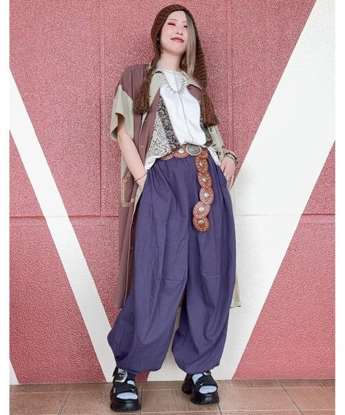チャイハネ(チャイハネ)の「【チャイハネ】メデューサ変形パンツ(その他パンツ・レディース・ブラック/ブラウン/ネイビー/ホワイト/カーキ・FREE)」の18枚目の写真