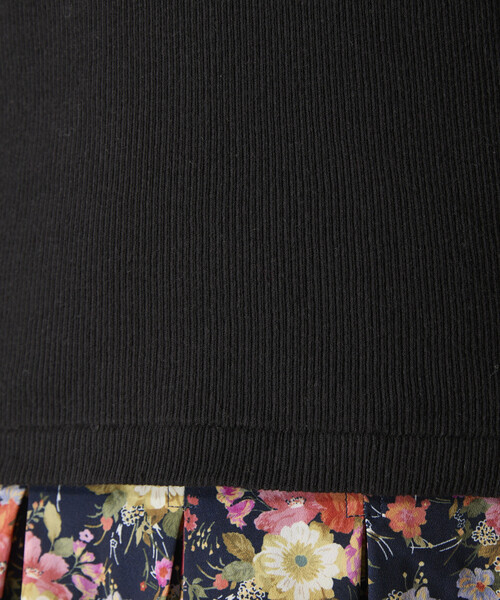 Freada(フリーダ)の「Freada/フリーダ ヘンリーネック ロンTEE(Tシャツ/カットソー・レディース・ブラック/オフホワイト・ONE SIZE)」の12枚目の写真