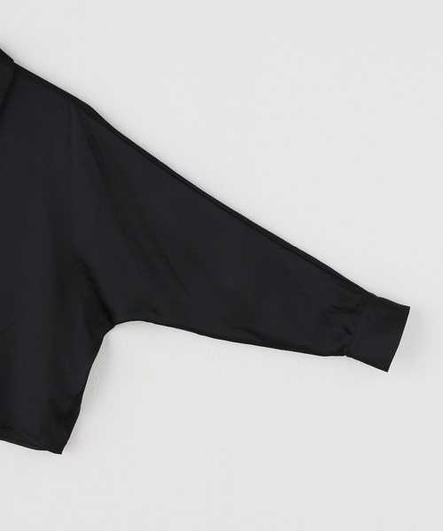 plage（プラージュ）の「《新宿店・WEB限定》Eclat satin dolman シャツ（シャツ/ブラウス・レディース・アイボリー/ブラック・FREE）」の6枚目の写真