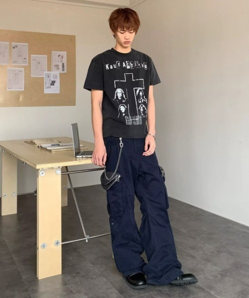 DEVICE(デバイス)の「【2026 AW】3D サイドポケット ワイドシルエット カーゴパンツ(カーゴパンツ・レディース・ネイビー/カーキ・FREE)」の16枚目の写真