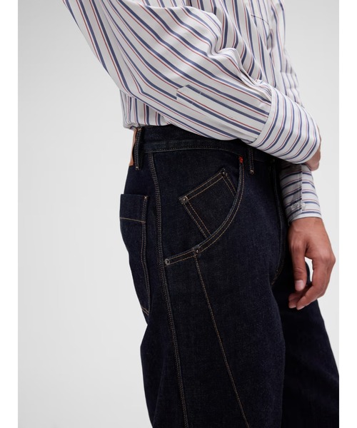 GapStudio(ギャップスタジオ)の「GapStudio シーム ストレートデニム(デニムパンツ・メンズ・ダークインディゴブルー・31W 30L/30W 30L/29W 30L/28W 30L/36W 32L/34W 32L/33W 32L/32W 32L/32W 30L/31W 32L)」の4枚目の写真