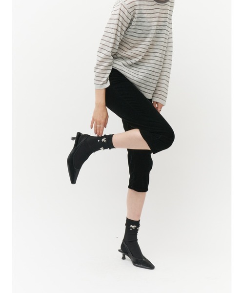 Lutim by u(ルチバイユー)の「ソフトベロアウォームパンツ(その他パンツ・レディース・ブラック・M/L)」の7枚目の写真