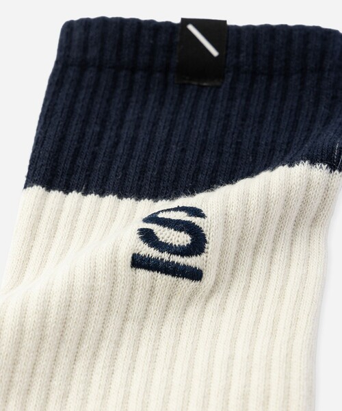 Saturdays NYC（サタデーズ ニューヨークシティ ）の「S Logo Sock（ソックス/靴下・メンズ・キナリ/ワイン/ブラック・FREE）」の10枚目の写真