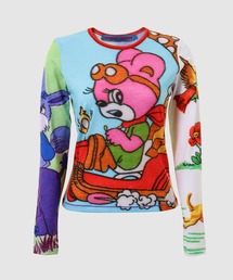 Long Sleeve Fitted Jersey Top