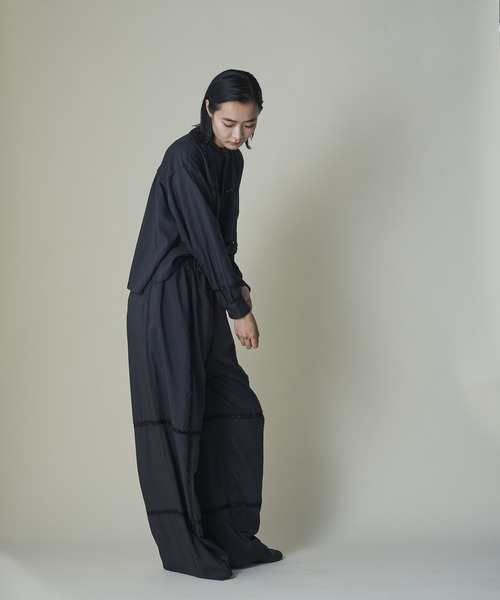 mintdesigns（ミントデザインズ）の「Lace Pullover Shirt（シャツ/ブラウス・レディース・ホワイト/ブラック・ONESIZE）」の8枚目の写真