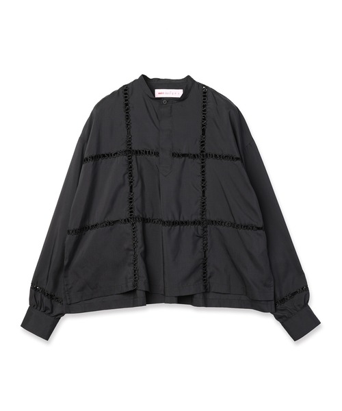 mintdesigns（ミントデザインズ）の「Lace Pullover Shirt（シャツ/ブラウス・レディース・ホワイト/ブラック・ONESIZE）」の10枚目の写真