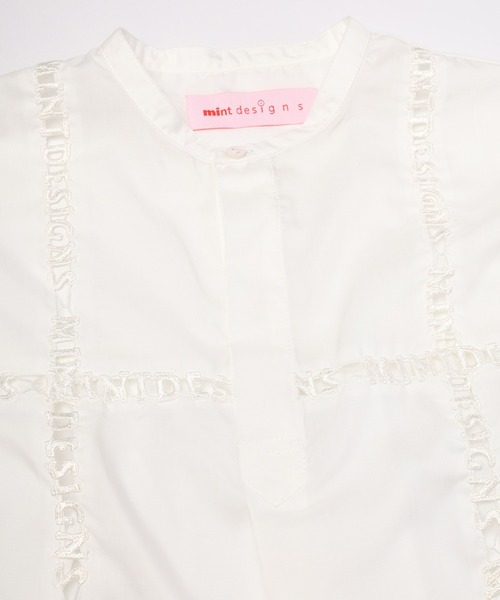mintdesigns（ミントデザインズ）の「Lace Pullover Shirt（シャツ/ブラウス・レディース・ホワイト/ブラック・ONESIZE）」の13枚目の写真