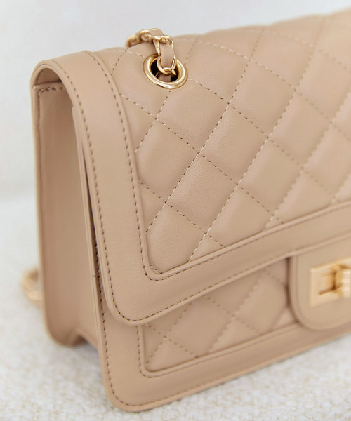 ROYAL PARTY(ロイヤルパーティー)の「アソートチェーンBAG(ショルダーバッグ・レディース・ベージュ/チェック/オフホワイト・FREE)」の13枚目の写真