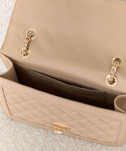 ROYAL PARTY(ロイヤルパーティー)の「アソートチェーンBAG(ショルダーバッグ・レディース・ベージュ/チェック/オフホワイト・FREE)」の14枚目の写真