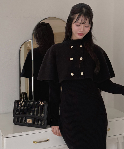 ROYAL PARTY(ロイヤルパーティー)の「アソートチェーンBAG(ショルダーバッグ・レディース・ベージュ/チェック/オフホワイト・FREE)」の8枚目の写真