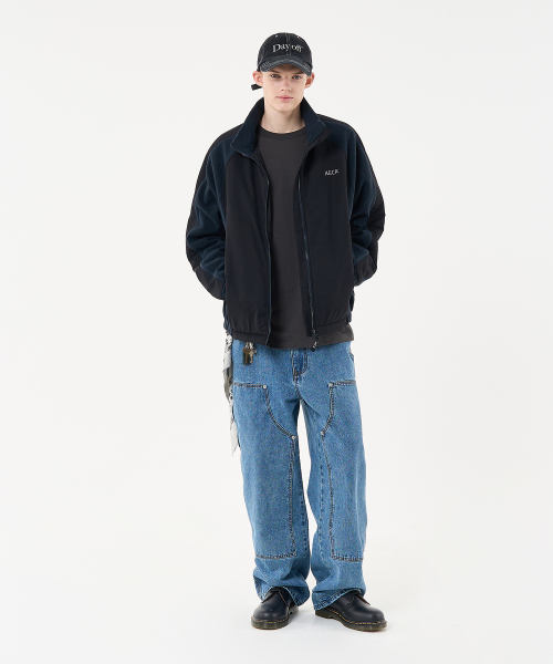 AECA（エイカ）の「AECA SHERPA FLEECE RAGLAN JACKET-CHARCOAL（その他アウター・メンズ・その他・M/L）」の3枚目の写真