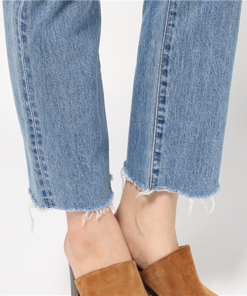 MOUSSY（マウジー）の「STUDDED STRAIGHT（デニムパンツ・レディース・ダークブルー/ライトブルー・24inch/26inch/25inch/23inch）」の14枚目の写真