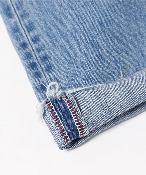 MOUSSY（マウジー）の「STUDDED STRAIGHT（デニムパンツ・レディース・ダークブルー/ライトブルー・24inch/26inch/25inch/23inch）」の3枚目の写真