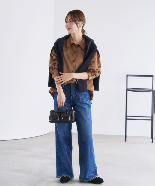 FLAT(フラット)の「《追加》レザーファータッセルモカシン(モカシン/デッキシューズ・レディース・ブラウン系その他/ブラック・22.5cm/22cm/25cm/24.5cm/24cm/23.5cm/23cm)」の8枚目の写真