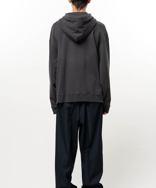 Maison MIHARA YASUHIRO(メゾンミハラヤスヒロ)の「【MIHARAYASUHIRO】KIDS DOODLE SWEAT PARKA(パーカー・メンズ・ブラック/ホワイト・48/46/44)」の6枚目の写真