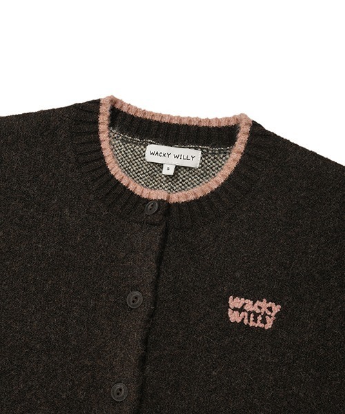 Wacky WiLLy(ワッキーウィリー)の「WOMEN'S IP PATTERN CARDIGAN(カーディガン/ボレロ・レディース・ブラウン/クリーム・SMALL/MEDIUM)」の5枚目の写真