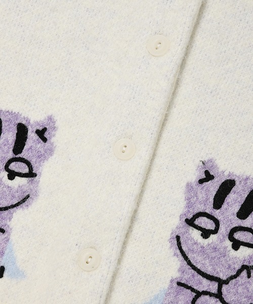 Wacky WiLLy(ワッキーウィリー)の「WOMEN'S IP PATTERN CARDIGAN(カーディガン/ボレロ・レディース・ブラウン/クリーム・SMALL/MEDIUM)」の15枚目の写真