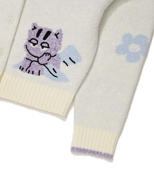 Wacky WiLLy(ワッキーウィリー)の「WOMEN'S IP PATTERN CARDIGAN(カーディガン/ボレロ・レディース・ブラウン/クリーム・SMALL/MEDIUM)」の16枚目の写真