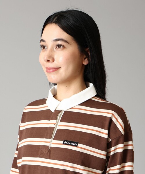 Columbia(コロンビア)の「Columbia/ ウィメンズシュガーロックロングスリーブラグビー /コロンビア(ポロシャツ・レディース・ブラック/ベージュ・M/XL/L/S)」の17枚目の写真