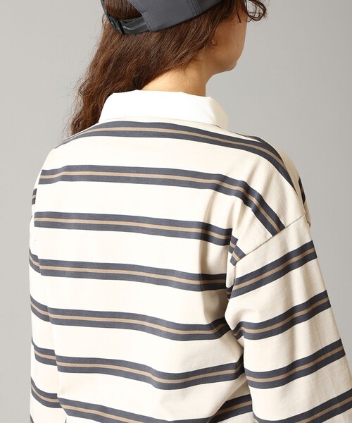 Columbia(コロンビア)の「Columbia/ ウィメンズシュガーロックロングスリーブラグビー /コロンビア(ポロシャツ・レディース・ブラック/ベージュ・M/XL/L/S)」の7枚目の写真