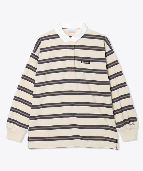 Columbia(コロンビア)の「Columbia/ ウィメンズシュガーロックロングスリーブラグビー /コロンビア(ポロシャツ・レディース・ブラック/ベージュ・M/XL/L/S)」の4枚目の写真