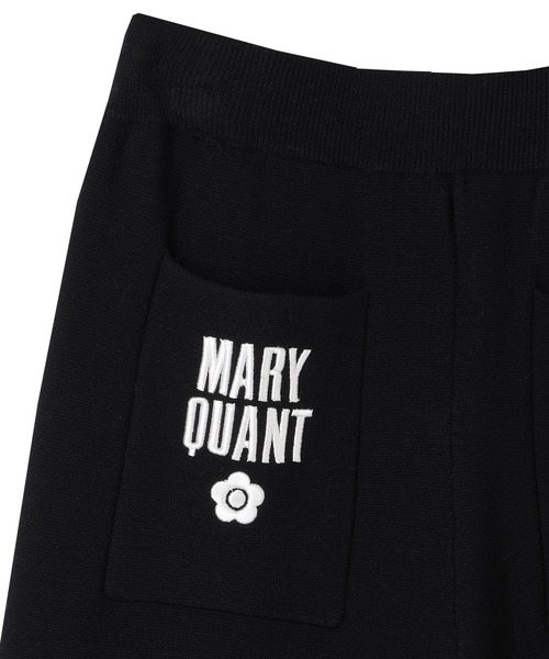 MARY QUANT(マリークワント)の「センターシームニット パンツ(スラックス・レディース・ブラック/ボルドー/モカ・M)」の7枚目の写真