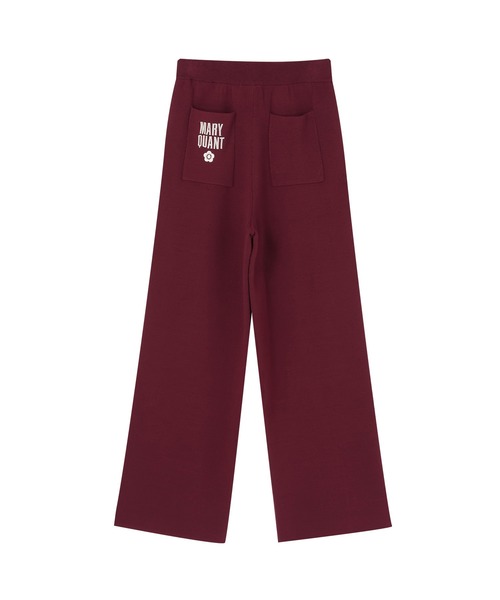 MARY QUANT(マリークワント)の「センターシームニット パンツ(スラックス・レディース・ブラック/ボルドー/モカ・M)」の18枚目の写真