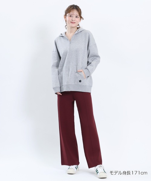 MARY QUANT(マリークワント)の「センターシームニット パンツ(スラックス・レディース・ブラック/ボルドー/モカ・M)」の11枚目の写真