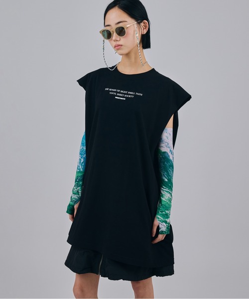NON TOKYO(ノントーキョー)の「PRINT NO-SLEEVE T-SHIRT(STRAWBERRY)(Tシャツ/カットソー・レディース・ブラック/ホワイト/ネイビー・FREE)」の12枚目の写真