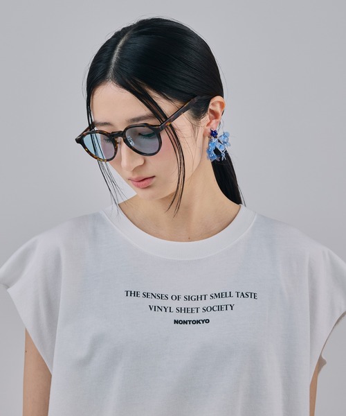 NON TOKYO(ノントーキョー)の「PRINT NO-SLEEVE T-SHIRT(STRAWBERRY)(Tシャツ/カットソー・レディース・ブラック/ホワイト/ネイビー・FREE)」の14枚目の写真