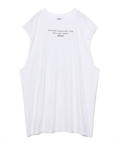NON TOKYO(ノントーキョー)の「PRINT NO-SLEEVE T-SHIRT(STRAWBERRY)(Tシャツ/カットソー・レディース・ブラック/ホワイト/ネイビー・FREE)」の8枚目の写真
