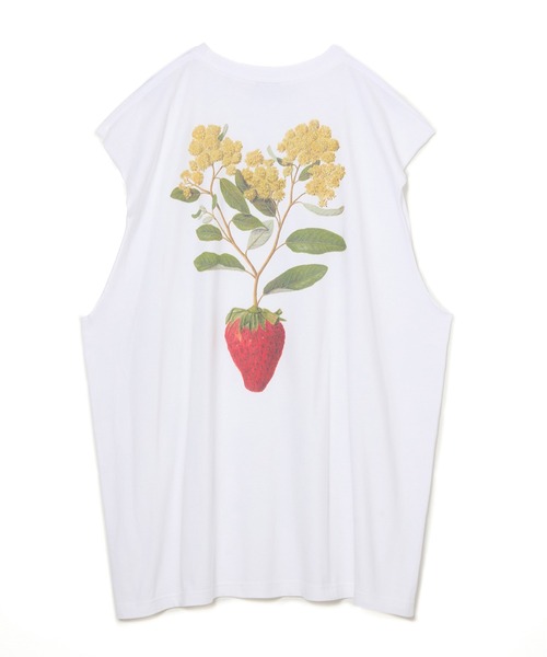 NON TOKYO(ノントーキョー)の「PRINT NO-SLEEVE T-SHIRT(STRAWBERRY)(Tシャツ/カットソー・レディース・ブラック/ホワイト/ネイビー・FREE)」の9枚目の写真