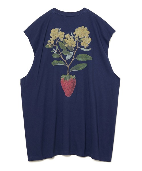 NON TOKYO(ノントーキョー)の「PRINT NO-SLEEVE T-SHIRT(STRAWBERRY)(Tシャツ/カットソー・レディース・ブラック/ホワイト/ネイビー・FREE)」の11枚目の写真