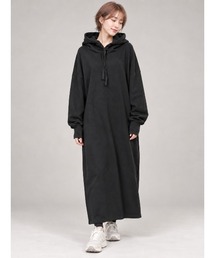 LAUTRE COTE（ロウトレコウト）の「スエットパーカールーズフィットワンピースMADE IN JAPAN（ワンピース）」