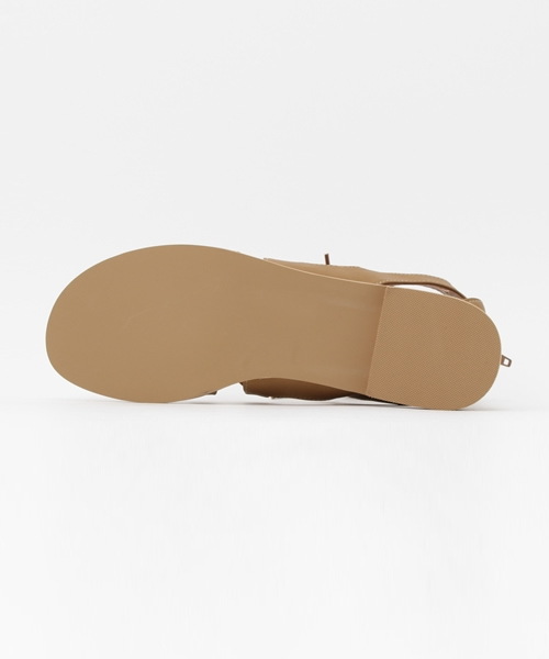 Banner Barrett（バナーバレット）の「3CM　レースアップフラットサンダル（サンダル・レディース・キャメル・36/37/38）」の3枚目の写真