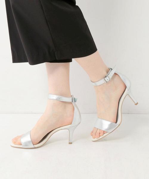 ODETTE E ODILE（オデットエオディール）の「OFD アンクルストラップ サンダル70（サンダル・レディース・ピンク/シルバー/ブラック/ベージュ/ロイヤルブルー/その他1/ダークグリーン/ダークグレー/ライラック・22.5cm/22cm/23cm/23.5cm/24.5cm/24cm）」の12枚目の写真