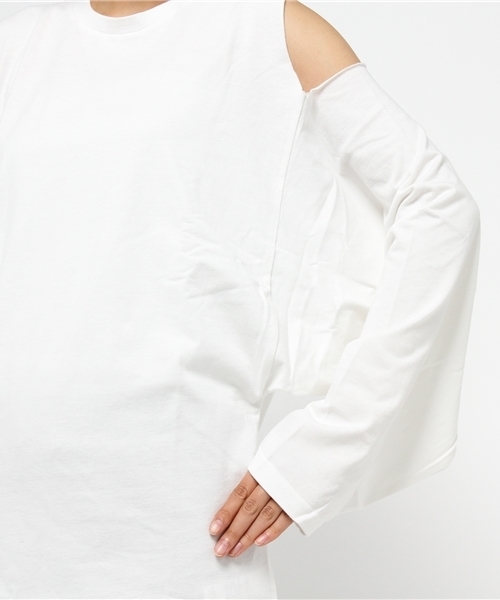 SLY（スライ）の「2WAY CUT OP（ワンピース・レディース・トップグレー/ワインレッド/ホワイト/ブラック・2/1）」の10枚目の写真