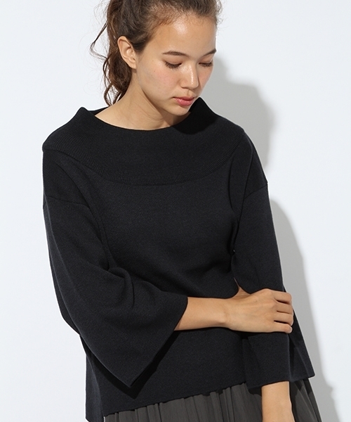 niko and...(ニコアンド)の「Wジャカードオフショル2WAYプルオーバー【niko and ...】(ニット/セーター・レディース・ブラウン/グレー/ネイビー/チャコール/ピンク/ナチュラル/モカ・LARGE/MEDIUM)」の6枚目の写真