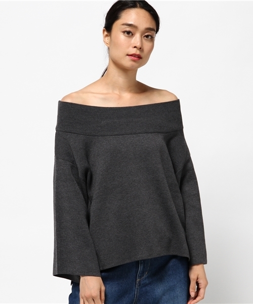 niko and...(ニコアンド)の「Wジャカードオフショル2WAYプルオーバー【niko and ...】(ニット/セーター・レディース・ブラウン/グレー/ネイビー/チャコール/ピンク/ナチュラル/モカ・LARGE/MEDIUM)」の15枚目の写真