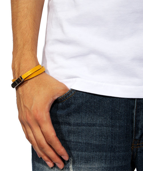 ８(eight)（エイト）の「イタリアンレザーブレスレット 本革（ブレスレット・メンズ・マスタード/ブラウン/ホワイト/レッド/ピンク/グリーン/スカイブルー/ブラック/ベージュ/ロイヤルブルー・FREE）」の20枚目の写真