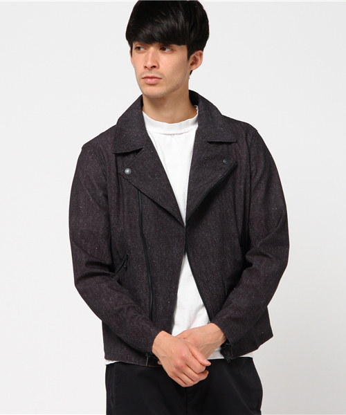 HYSTERIC GLAMOUR(ヒステリックグラマー)の「ダブルライダースジャケット(ライダースジャケット・メンズ・ネイビー/ブラック・SMALL/MEDIUM/LARGE)」の9枚目の写真