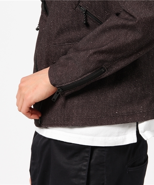 HYSTERIC GLAMOUR(ヒステリックグラマー)の「ダブルライダースジャケット(ライダースジャケット・メンズ・ネイビー/ブラック・SMALL/MEDIUM/LARGE)」の11枚目の写真