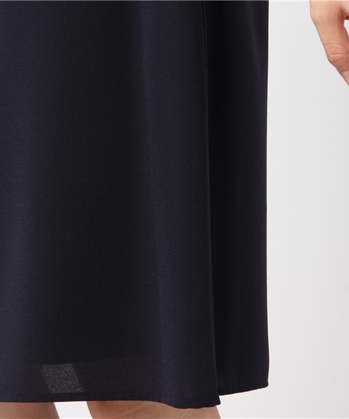 form forma（フォルムフォルマ）の「オフショル配色ワンピース（ワンピース・レディース・ネイビー/ミント/マスタード・9号）」の6枚目の写真